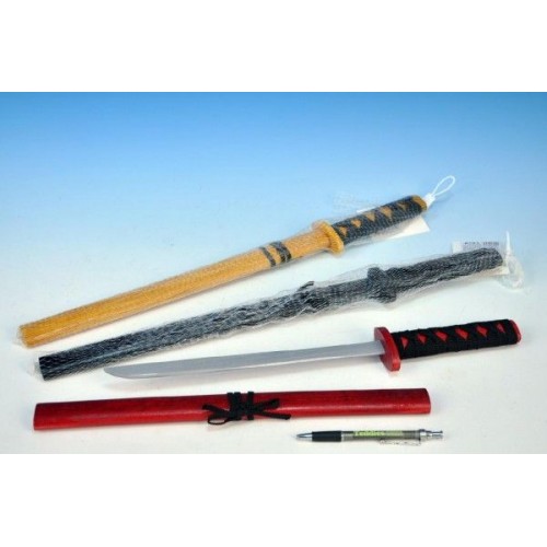 WIKY Ninja Meč, dřevo, 53cm, 3 různé barvy 49110646