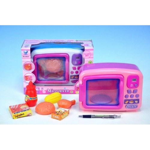 Mikrovlnná trouba 20x15cm na baterie se zvukem se světlem 00088213