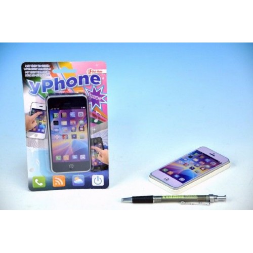 Telefon Mobil, plast, 11cm, na baterie, se zvukem, se světlem 00541087 Telefon Mobil, plast, 11cm, na baterie, se zvukem, se světlem 00541087