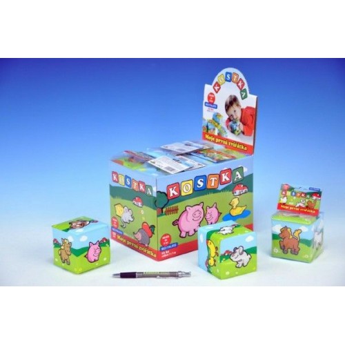 Kostka Moje první zvířátka 7x7cm 00511003 Kostka Moje první zvířátka 7x7cm 00511003