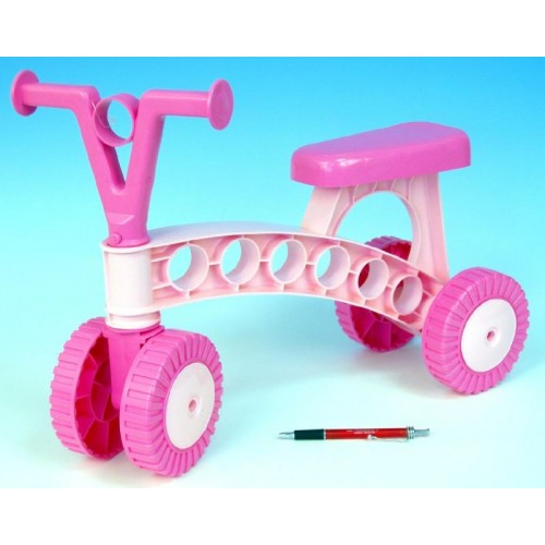 Odrážedlo Rolocykl růžové, výška sedadla 27cm 43007176 Odrážedlo Rolocykl růžové, výška sedadla 27cm 43007176