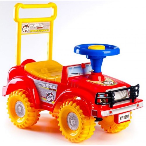 Odrážedlo auto Jeep Yupee červené od 12 do 35 měsíců 00313965