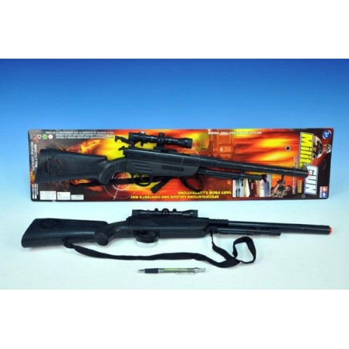 Pistole - Puška, plast, 67cm, klapací 00075210 Pistole - Puška, plast, 67cm, klapací 00075210