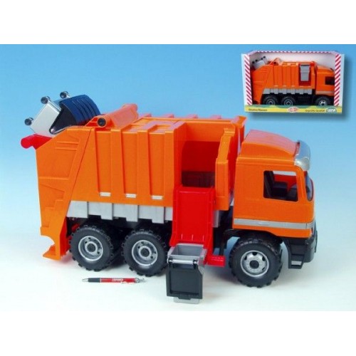 LENA Mercedes popelářské auto, plast, 74cm, nosnost 50kg 43002026