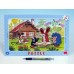 Puzzle deskové Krtek na návštěvě 29,5x19cm 15 dílků 21301160