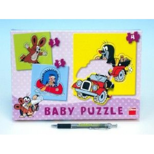 Puzzle baby Krtek 18x18cm 12 dílků 21325012