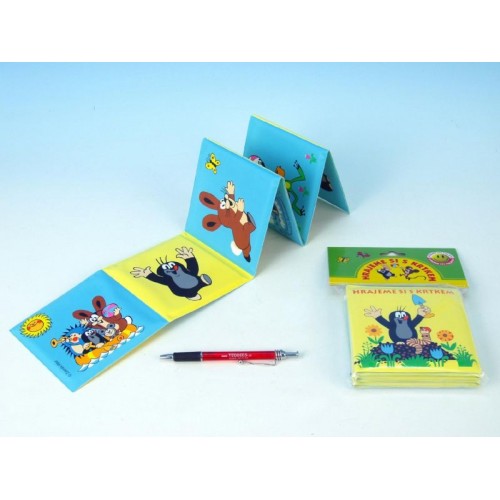 Rozkládací knížka Krtek plast 12x12cm 49170603