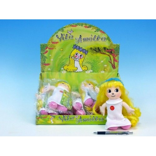 Víla Amálka, plyš, česky mluvící, 22cm, na baterie, se zvukem 00048145