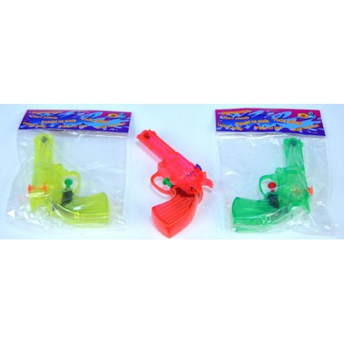 Vodní pistole plast 16cm,MIX barev 00096616