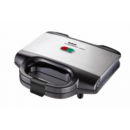 TEFAL Ultracompact inox sendvičovač chrom/černá SM155233