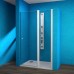 TEIKO Emotion ESDKR 1-1/140 P Sprchové dveře s pevnou stěnou 140x190cm, elox V336140R55T41002