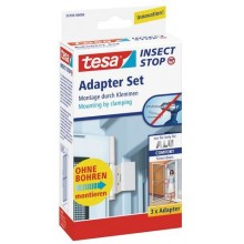 TESA Sada pro zavěšení rámu COMFORT do dveří bez vrtání, bílá, kompletní sada 55193-00000-00