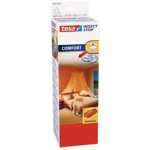 TESA Moskytiéra COMFORT s háčkem na strop, bílá, 12,5m x 2,5m 55836-00020-00