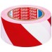 TESA Vyznačovací páska PVC pro trvalé značení, červeno-bílé šrafování, 33m x 50mm 60760-00092-01