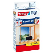 TESA Síť proti hmyzu COMFORT, na francouzské okno, antracitová 1,2m x 2,4m 55918-00021-00
