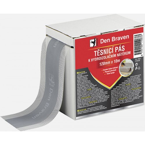 DEN BRAVEN Těsnicí pás S-T Profi 120 mm x 10 m šedá CH0306