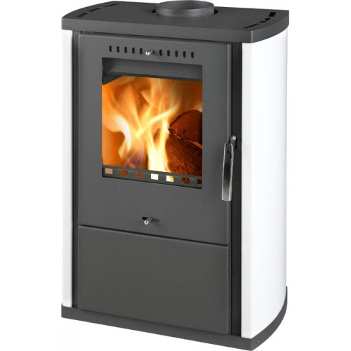 THORMA COLMAR Krbová kamna černá/bílá