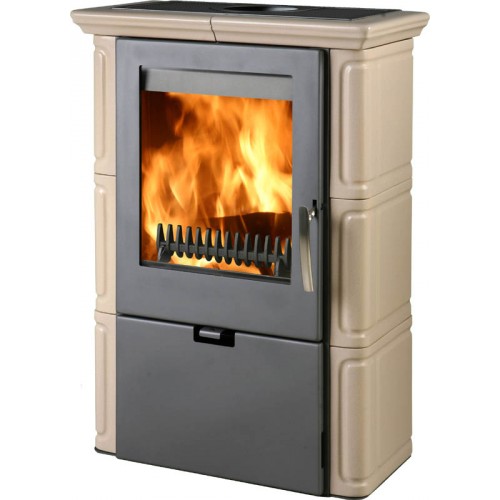 THORMA LANDSHUT II Krbová kamna šedá/cappuccino