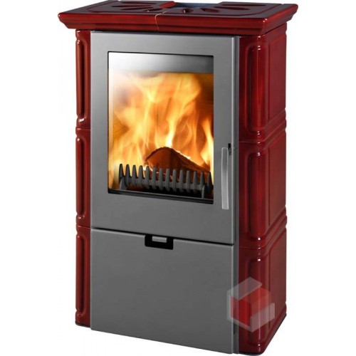 THORMA LANDSHUT II Krbová kamna šedá/tmavohnedá