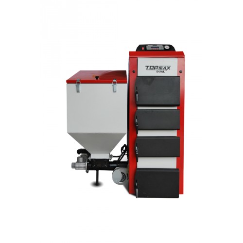TOPmax Top-DUAL 25 Automatický univerzální kotel na uhlí a dřevo, pravý TOP440-25-101/P