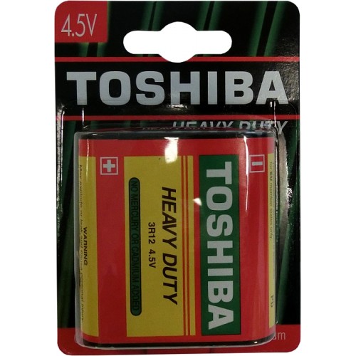 TOSHIBA Zinc-carbon baterie HEAVY DUTY 3R12 1BP 4,5V 35040124