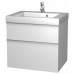 INTEDOOR TRIUMPH spodní koupelnová skříňka 70 cm, závěsná s umyvadlem bílá TR 70 B 01