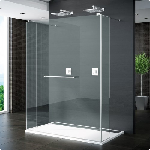 RONAL TRIO Pur samostatná rovnoběžná stěna + 2 krátké, <2m, chrom/durlux TRIOSM21022 RONAL TRIO Pur samostatná rovnoběžná stěna + 2 krátké, <2m, chrom/durlux TRIOSM21022