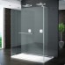 RONAL TRIO Pur samostatná rovnoběžná stěna + 2 krátké, <2m, chrom/durlux TRIOSM21022