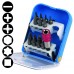 Bity 1/4" PL - PH - PZ - Inbus - Torx - Robertson, sada 18 dílů, 100-00486
