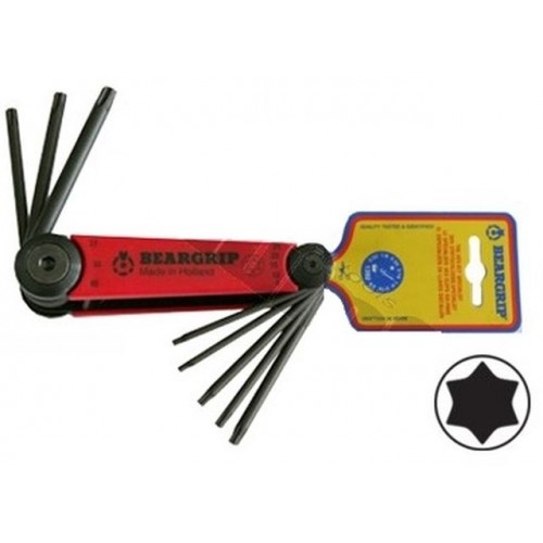Beargrip Sada Torx klíčů TX (B9 - 40), série 2692, "FUTURO", 111-30530