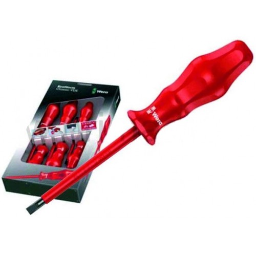 Šroubováky ploché 2,5-5,5 křížové 11-2 kraftform CLassic VDE,sada 6 ks, 102-031282 Šroubováky ploché 2,5-5,5 křížové 11-2 kraftform CLassic VDE,sada 6 ks, 102-031282