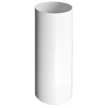 Vzduchotechnika kruhové plastové potrubí pr. 100 mm délky 1.0 m KO100-1.0