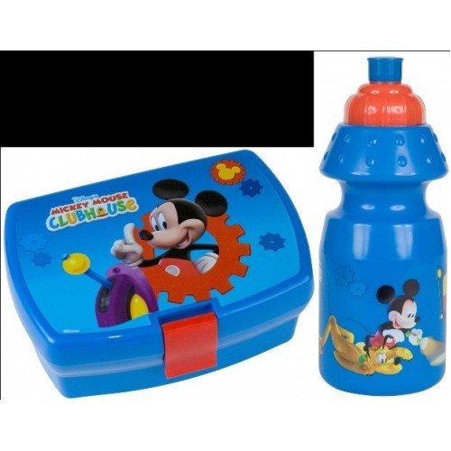 TRUDEAU Sada láhev+svačinový box MICKEY MOUSE
