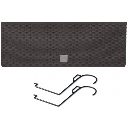 Prosperplast RATO CASE W Truhlík závěsný s háky 39,5x18,5x19,5cm, antracit DRC400W Prosperplast RATO CASE W Truhlík závěsný s háky 39,5x18,5x19,5cm, antracit DRC400W