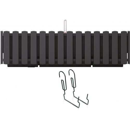Prosperplast BOARDEE FENCYCASE W Truhlík 58x18x16,2cm, antracit DDEF600W Prosperplast BOARDEE FENCYCASE W Truhlík 58x18x16,2cm, antracit DDEF600W