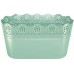 Prosperplast LACE truhlík s krajkou 28,5 x 13,5 cm, pistácie DLAC285