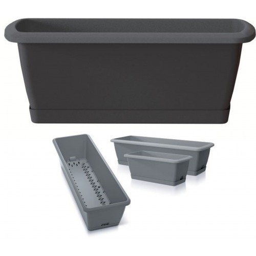 Prosperplast RESPANA EASYCARE Truhlík 59,3x19x14cm, antracit ISE600S