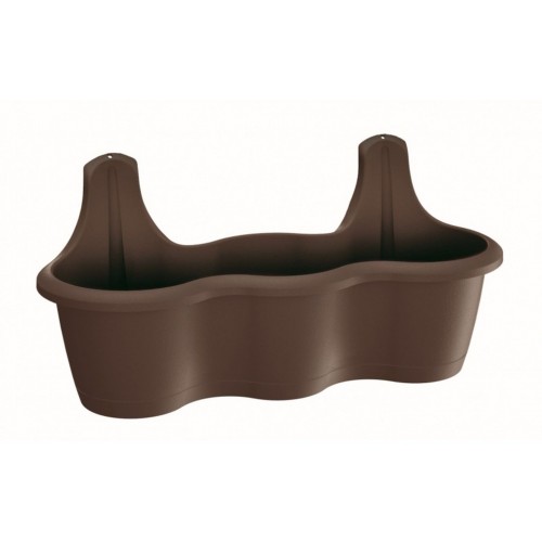 Prosperplast RESPANA HOOK Závěsný truhlík 51,9x20x24 cm, hnědá DREZ520 Prosperplast RESPANA HOOK Závěsný truhlík 51,9x20x24 cm, hnědá DREZ520