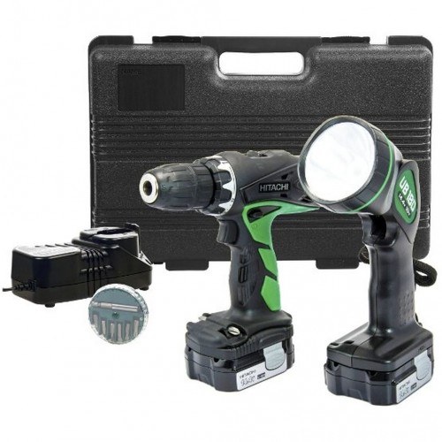 HITACHI AKU šroubovák 14,4V- 2x 1,5 Ah Li-ion DS14DCLWA