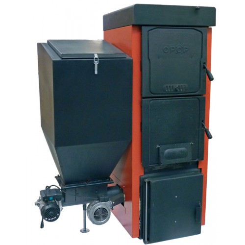 OPOP UNI K 5 litinový automatický kotel na uhlí a peletky 27kW, komplet 7001039