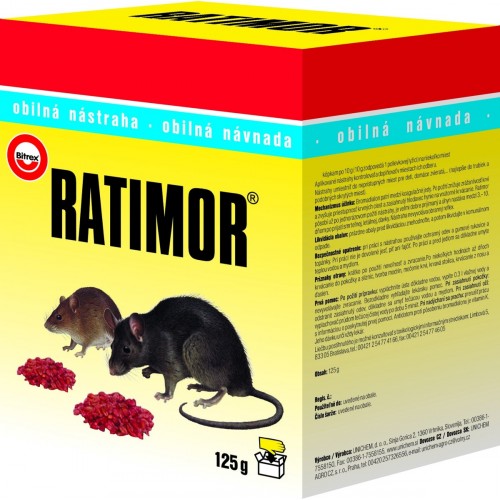 UNICHEM Ratimor obilná nástraha, jed 125g 50467UN