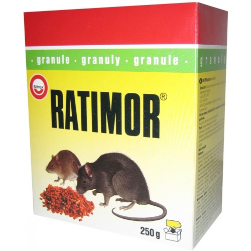 UNICHEM Ratimor návnada, jed, granule 250g 51151UN UNICHEM Ratimor návnada, jed, granule 250g 51151UN