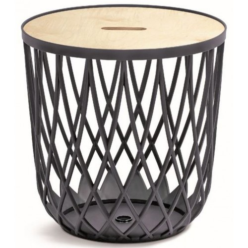 Prosperplast UNIQUBO Univerzální koš / stolek 48cm, 55l, antracit IKUB55T Prosperplast UNIQUBO Univerzální koš / stolek 48cm, 55l, antracit IKUB55T