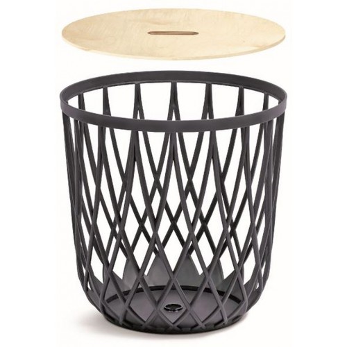 Prosperplast UNIQUBO Univerzální koš / stolek 39cm, 35l, antracit IKUB35T Prosperplast UNIQUBO Univerzální koš / stolek 39cm, 35l, antracit IKUB35T