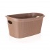 VETRO-PLUS RATTAN Koš na čisté prádlo 58x38x28cm 35 l, světle hnědý 55PRO175B