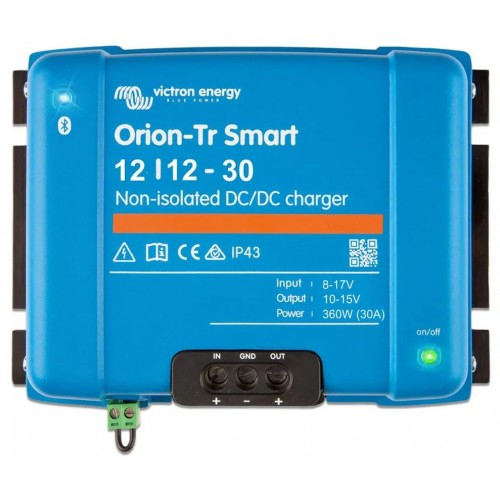 Victron Energy DC-DC Orion-Tr Smart Nabíječka (12/12-30A/360W), neizolovaná ORI121236140 Victron Energy DC-DC Orion-Tr Smart Nabíječka (12/12-30A/360W), neizolovaná ORI121236140