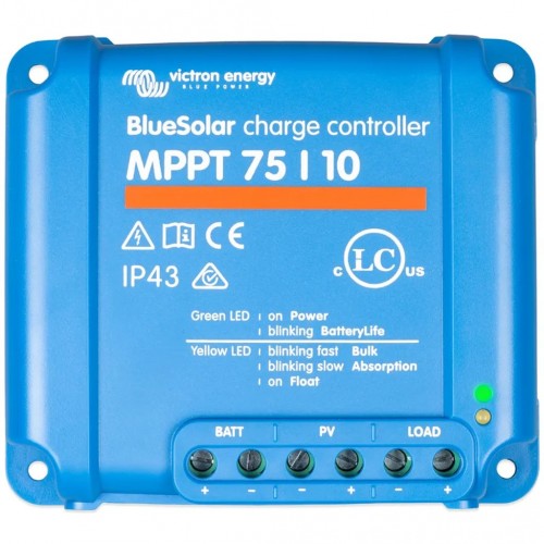 Victron Energy BlueSolar MPPT 75/10 Solární regulátor (12/24V-10A) SCC010010050R