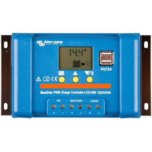 Victron Energy BlueSolar PWM-LCD&USB Solární regulátor (12/24V-20A) SCC010020050 Victron Energy BlueSolar PWM-LCD&USB Solární regulátor (12/24V-20A) SCC010020050