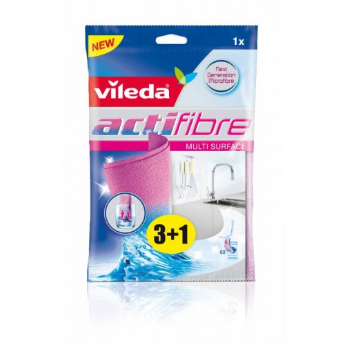 VILEDA Actifibre mikrohadřík 3+1 ks 150002