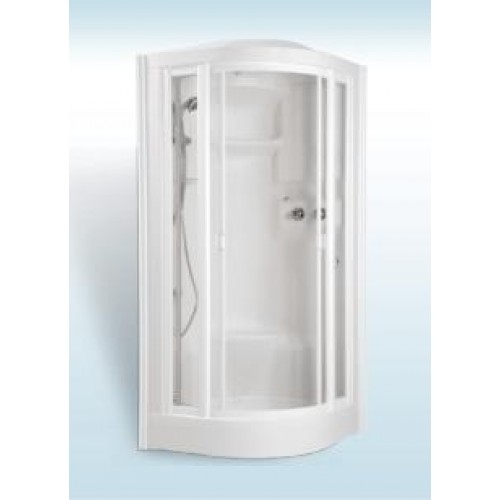 TEIKO ECO Steam masážní a parní box 94 x 94 x 221 cm, bílá V271090N00T01031 TEIKO ECO Steam masážní a parní box 94 x 94 x 221 cm, bílá V271090N00T01031